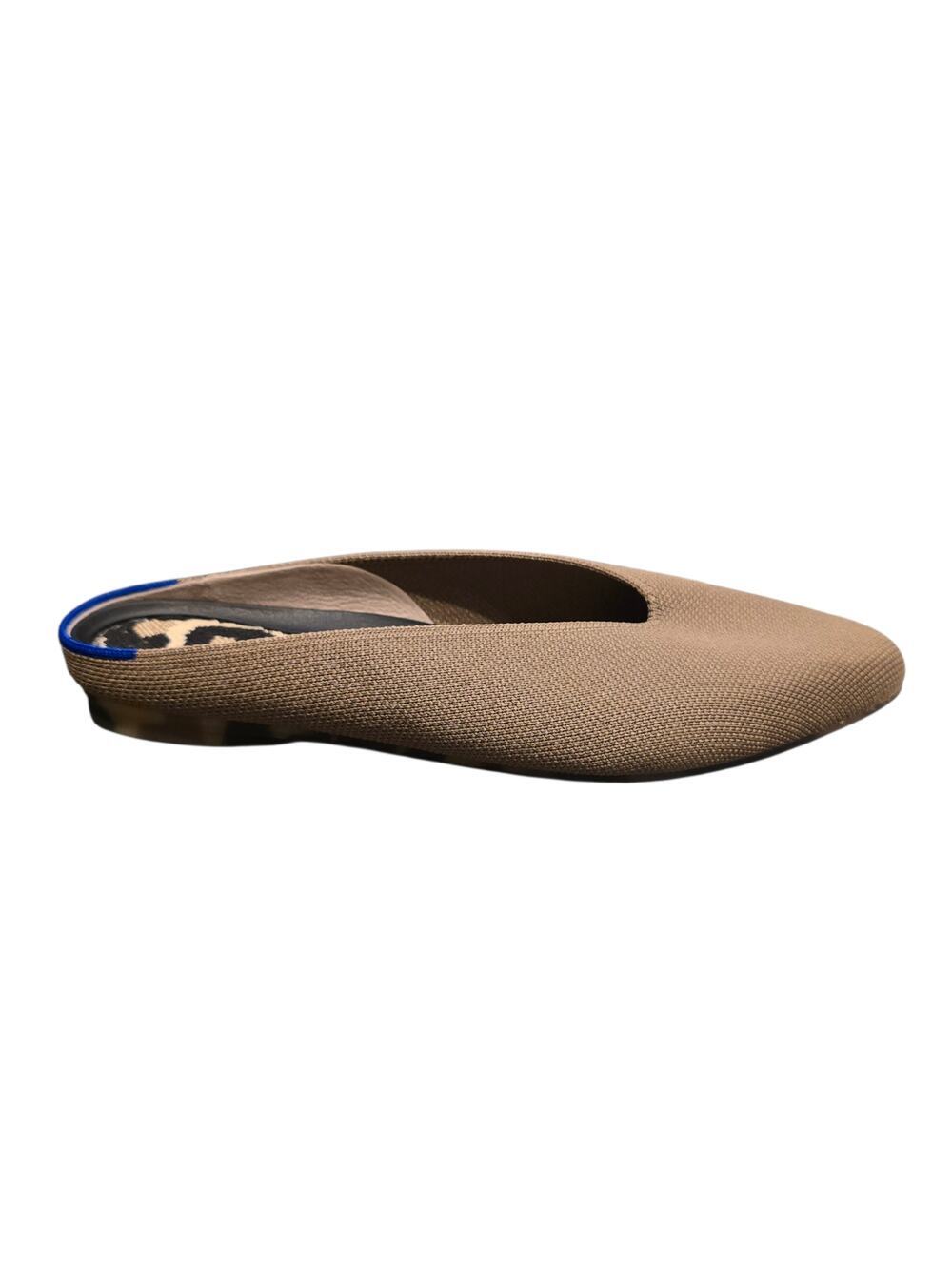 New Rothy's The Point II Portabello Grey Brown Size 6.5
